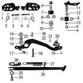 Подставка и подножки