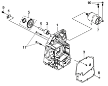 Правая половина картера