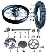 Заднее колесо