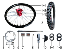 Колесо переднее