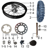 Колесо заднее