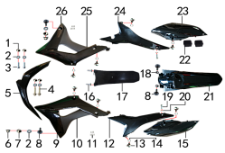 Облицовка черная