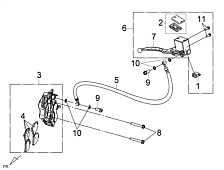 Передний тормоз