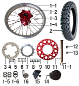 Колесо заднее