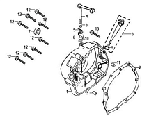 Правая крышка картера