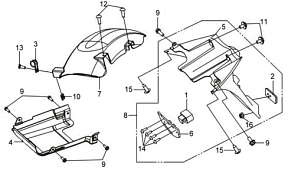 Задняя облицовка