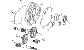 Редукторный механизм (дисковый тормоз)