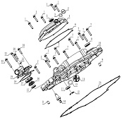  Правая крышка Картера