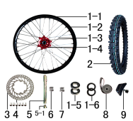 Переднее колесо