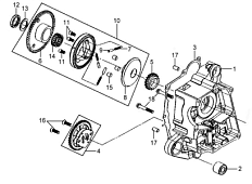 Правая половина картера