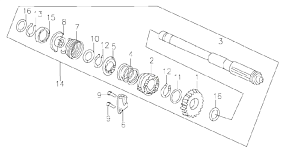 Вал стартера