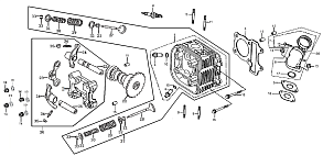Голова цилиндра в сборе