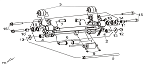 Крепление двигателя
