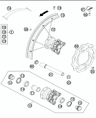 Переднее колесо