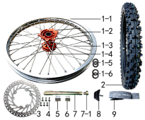 Колесо переднее