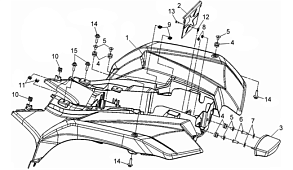Задняя облицовка