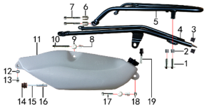 Багажник и дополнительный топливный бак