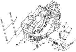 Левая половина картера
