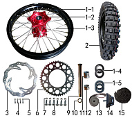 Колесо заднее