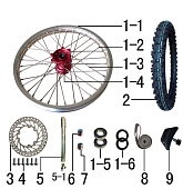 Переднее колесо