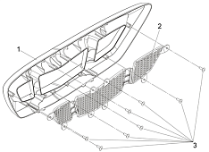 Крышка переднего бампера