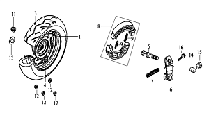Заднее колесо