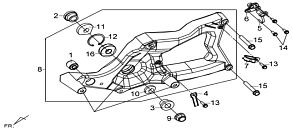 Маятник задней подвески