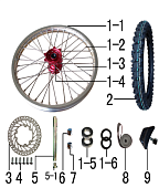 Колесо переднее