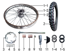 Колесо переднее