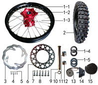 Колесо заднее