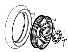 Заднее колесо