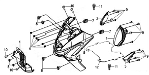 Передняя облицовка / Фара