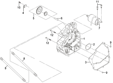 Правая половина картера