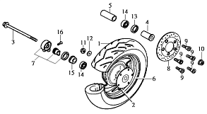 Переднее колесо