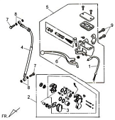 Передний тормоз