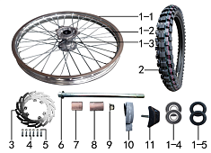 Колесо переднее