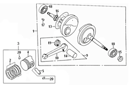 Коленвал / Поршень