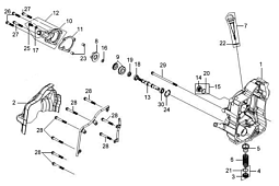 Правая крышка картера
