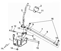 Тяга механизма КПП