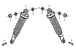 Задние амортизаторы