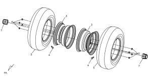 Передние колеса