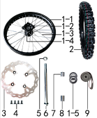 Колесо переднее