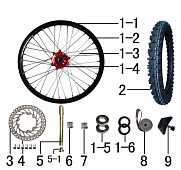 Переднее колесо