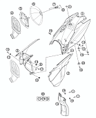 Воздушный фильтр и задняя облицовка