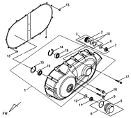 Крышка вариатора