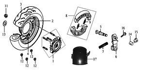 Заднее колесо