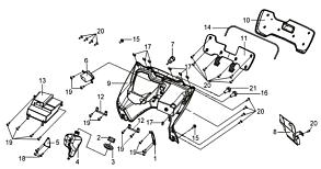 Облицовка рулевой колонки