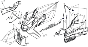 Передняя облицовка / облицовка пола