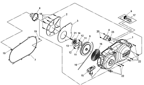 Крышка вариатора