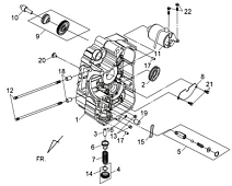 Правая половина картера